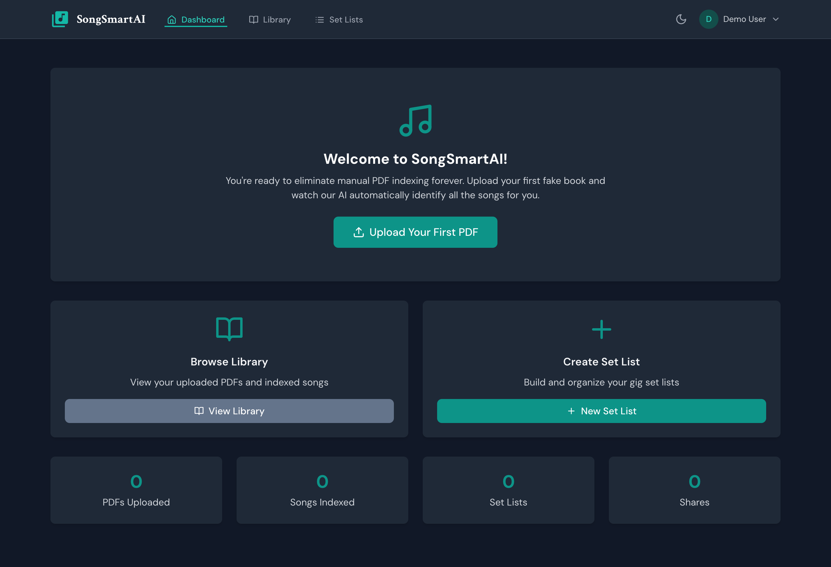 SongSmart Dashboard